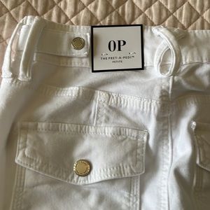 WHBM White Pret-A-Pedi size 0P NWT